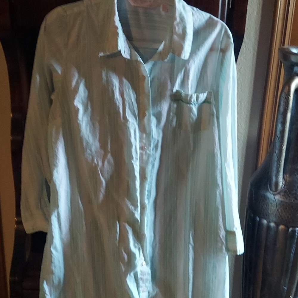 Victoria's secret button-down night shirt